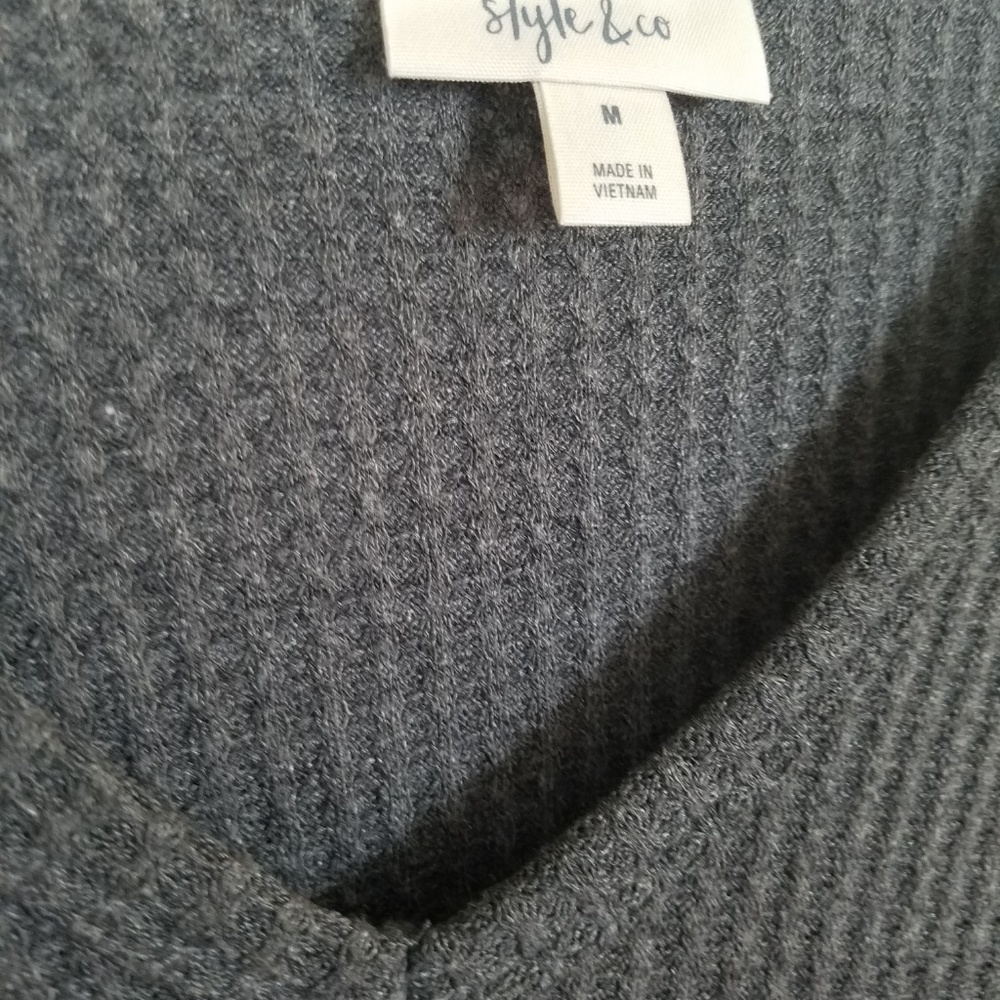 Waffle knit top - Picture 6 of 8